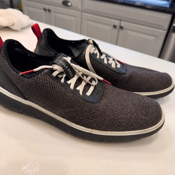 Cole Haan Generation Zerogrand Shoes Sneakers Mens Size 14 Gray Black Knit - Picture 12 of 14